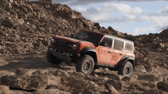 2022 Ford Bronco Raptor GIF 16x9 08